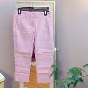 Seersucker Capri dress pants size 6
